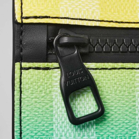 Louis Vuitton Graident Green Damier Canvas Weekend Tote PM Bag - Picture 10 of 11